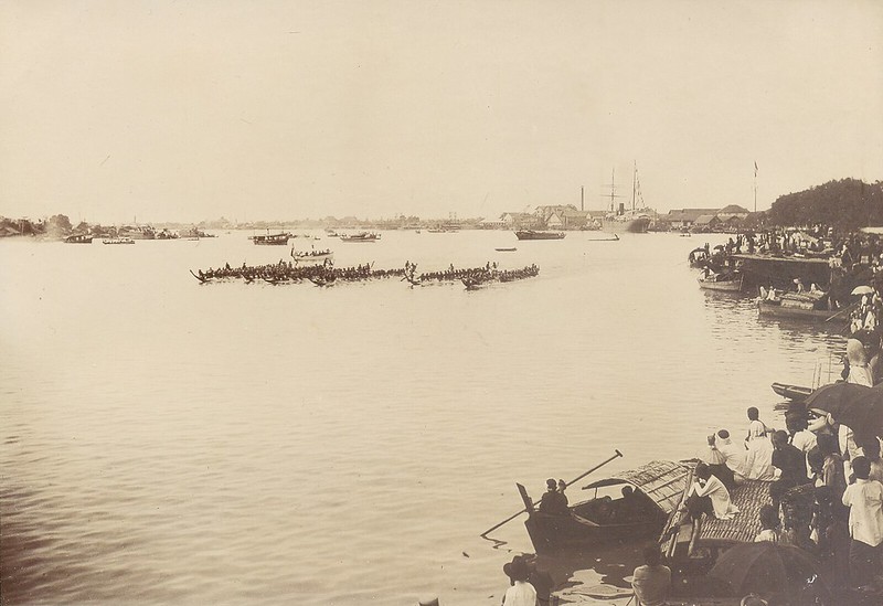 Lễ hội đua thuyền trên sông Sài Gòn tháng 7-1902