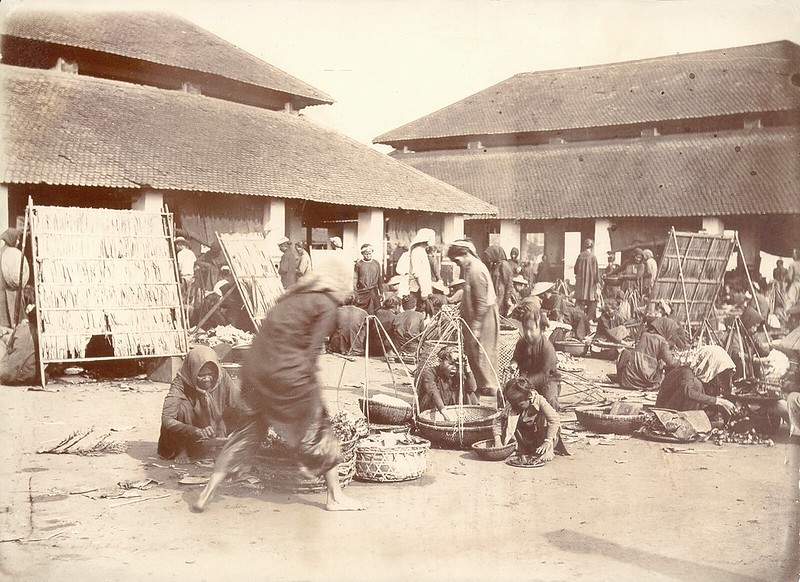 Sài Gòn 1902 - Khu chợ bán rau củ