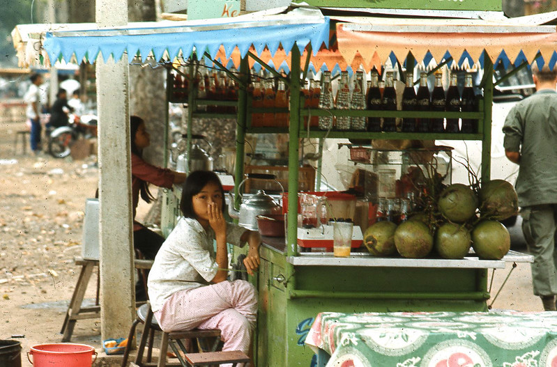Xe bán nước giải khát - Sài Gòn 1970